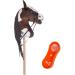 Buy RL24 HKM Hobby Horse with Bridle | Plush Stock Horse with Magicbrush Brown/White | Ideal for Kids' Playtime - Buy Online on GoSupps.com