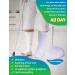 2 Pairs Wide Diabetic Socks for Men & Women | Non-Binding Loose Fit Plus Size Edema & Lymphedema Socks - Comfortable Support for Swollen Feet & Ankles - All Black - Buy Online on GoSupps.com