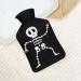 Funny Skeleton Hot Water Bottle with Plush Cover - Hand Warmer for Kids & Adults - 26.5x15.3cm - International Shipping Available - Buy Online on GoSupps.com