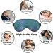 Buy Mermaid Teal Fish Print Unisex Sleep Mask | Double-Sided Eye Mask for Sound Sleep & Skin Care | International Shipping - Buy Online on GoSupps.com
