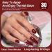 Mobray 60g Poly Nail Gel - Burgundy Maroon Acrylic Gel for Thickening Nail Beauty | Professional Salon & DIY Manicure Gift for Women - Buy Online on GoSupps.com
