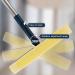 Multi-Use Window Squeegee with 56 Long Handle | 2-in-1 Cleaning Tool with Dual Side Blade & Scrubber Sponge | Professional Squeegee for Car Windshield and Shower Door - Buy Online on GoSupps.com