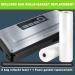 Potane 85kPa Pro Vacuum Sealer Machine - 8-in-1 Easy Presets, 4 Food Modes - Starter Kit Included - Compact Design (Silver) - Buy Online on GoSupps.com