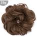 Scrunchy Hair Bun Updo Ponytail Curly Messy Donut Chignon - Ash Brown 25g - Buy Online on GoSupps.com