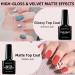 Morovan Gel Nail Polish Set - 33 Colors Base & Top Coat | Nude Pink Brown Glitter | UV Soak Off Starter Kit for Home & Salon - Buy Online on GoSupps.com