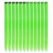 12 Pcs Colored Hair Extensions Colorful Clip in Hair Extensions 22 inch Synthetic Straight Hair Extensions for Kids Girls Women Green