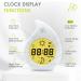 bbl v Kl ck 3 in 1 Kids Alarm Clock Night-Light Sleep Trainer Learning Time 7 Levels of Brightness - Buy Online on GoSupps.com