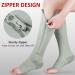 Ailaka Open Toe Compression Socks 15-20 mmHg for Women Men - Knee High Support for Varicose Veins, Edema, Pregnancy - S/M Pure Grey - Buy Online on GoSupps.com
