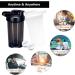 Gaishion 500ml Protein Shaker Bottle - Leak-Proof BPA-Free with Sieve & Scale - 2-Pack Black & White Fitness Mixer for Creamy Whey Protein Shakes - Buy Online on GoSupps.com