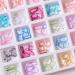 FEIlei 200Pcs Flat Bottom Resin Nail Art Decorations Rhinestone Manicure Nail Charms - Buy Online on GoSupps.com