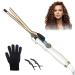 Curling Wand 9MM AIMERVO Afro Tight Curls 3/8 Inch Thin Curling Iron LCD DispLay 11 Heat Settings 110-210 C for all Hair Types Tourmaline Ceramic Barrel 30-Second Heat-Up Long&Short Hair Culer Pro