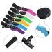 24 PCS Professional Hair Clamps - Plastic Crocodile Clips for Hairdressers | Durable Hair Accessories & Stencils - Buy Online on GoSupps.com