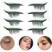 Uonlytech False Lashes 4 Pairs False Eyelashes Eye Makeup Sticker Halloween Stickers Soft Fake Eye Lashes Eye Line Sticker Green - Buy Online on GoSupps.com