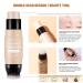 ONLYOILY 2 Pcs Contour & Highlighter Stick Set with Brush | Longwear Foundation & Bronzer | Smooth & Easy Blending Face Makeup - Buy Online on GoSupps.com