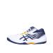 ASICS Men's Gel-Task 3 MT Volleyball Handball Shoes 8 White/Deep Ocean