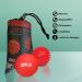 Resulting Lacrosse & Hedgehog Ball Massage Set for Plantar Fasciitis Relief | Deep Tissue Foot & Trigger Point Massage (Red) - Buy Online on GoSupps.com