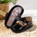 CENCIRILY Baby Girl Mary Jane Shoes Anti-Slip Soft Sole Princess Flats 0-6 Months - Black - Buy Online on GoSupps.com