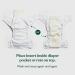 Naturally Natures 4 Layer Bamboo Cloth Diaper Inserts with Gussets - Pack of 12 | Reusable Liners for Cloth Diapers - Buy Online on GoSupps.com