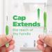 GUM Proxabrush Go-Betweens Reusable Interdental Cleaners Antibacterial Bristles Protective Travel Cap 1414C Green Size 3 Narrow Tight 8 Count Tight 1 count (Pack of 8) Green - Buy Online on GoSupps.com