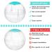2 Pieces Hamster Exercise Ball 5.7 Inch Hamster Running Ball Transparent Plastic Hamster Ball Wheel for Dwarf Hamsters Small Pets to Reduce Boredom and Increase Activity - Buy Online on GoSupps.com