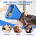 Adjustable Blue Dog Cone Collar - Leak Protection & Wound Care for Dogs & Cats | Prevent Bites & Promote Healing - Buy Online on GoSupps.com