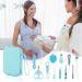 Baby Nail Kit Thermometer | Essential Newborn Baby Grooming & Healthcare Kit in Blue - Buy Online on GoSupps.com