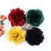 Cinaci 4-Pack Black Plastic Hair Clips with Chiffon Rose Loop Stylish Hair Accessories for Women & Girls - Buy Online on GoSupps.com