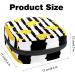Stylish Women's Napkin Storage Pocket - Yellow Elephants & Black Stripes - Portable Menstrual Cup & Bandage Bags for First Period - Buy Online on GoSupps.com