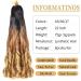 Ainimiu French Curly Braiding Hair 22 Inch 8 Packs - Pre Stretched Bouncy Braiding Hair- Loose Wavy Braiding Hair Synthetic Hair Extensions for Black Women 22 Inch(pack of 8) 1B/30/27 - Buy Online on GoSupps.com