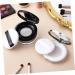  Healvian Healvian 20g Elastic Mesh Flip-Top Black Loose Powder Box + 3g Thin Silver Powder Puff Beauty Products Powder Container with Puff Sample Jars Bottle Sponge - Buy Online on GoSupps.com
