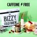 Bizzy Decaf Blend Cold Brew Coffee Brew Bags - 12 Count | Water Processed Coarse Ground Specialty Grade 100% Arabica | Makes 42 Cups - Buy Online on GoSupps.com
