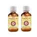 Dev Herbes Pure F rberdistel Oil (Carthamus Tinctorius) Natural therapeutic quality cold -pressed (Pack of Two) 100ml X 2 (6.76 oz)