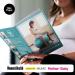 BABYGO Birthing Ball Set - Pregnancy Yoga & Exercise Ball + Book - Trimester Targeting Maternity Physio - Anti Burst Eco Friendly Material - 65cm 75cm - Turquoise - Buy Online on GoSupps.com