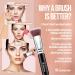 Flat Top Kabuki Foundation Brush - Ideal for Liquid, Cream, and Powder Makeup - Buy Online on GoSupps.com