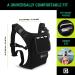 Gear Beast Running Backpack for Men and Women - Lightweight Vest with Phone Holder for Jogging, Hiking, Cycling - Compatible with Most Smartphones, Black - Buy Online on GoSupps.com