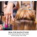 AYNKH 30 Pieces Duck Bill Hair Clips with Styling Comb 1.8Inch/3.5Inch Silver Metal Rustproof Alligator Curl Clips with Holes for Hair Styling Coloring Sectioning Salon Hairdressing Accessories - Buy Online on GoSupps.com