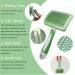 Self-Cleaning Cat Brush & Pet Brush - Gentle Undercoat Removal for All Fur Types (Green) - Buy Online on GoSupps.com