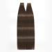 Hotlulana Dark Brown Tape Extensions | 16 Inch Real Human Hair | 40pcs 80g Remy Tape In Extensions #2 - Buy Online on GoSupps.com