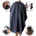 Professional Waterproof Black Haircut Cape for Men | Barber Salon Stylist Cape - International Shipping Available - Buy Online on GoSupps.com