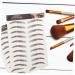 FOMIYES 36 Sheets Waterproof Eyebrow Stickers Makeup Stickers Quick Makeup Tools Temporary Brow Tattoos Set - Buy Online on GoSupps.com