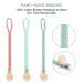 ClDy Baby Pacifier Chain Clip | 4PCS Pacifier Keeper Strap for Stroller Baby Carrier & Car Seat | Drink Cup Holder for Babies - Buy Online on GoSupps.com