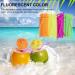 100Pcs Fluorescent Plastic Straws Bendable Disposable Straws Mixed-Color Canned Drinks Beverage Drinking Straws Party Supplies - Buy Online on GoSupps.com
