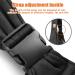 TOMKAS Small Dog Sling Carrier - Adjustable Strap & Zipper Pocket | Black Puppy Carrier for Small Dogs - Buy Online on GoSupps.com