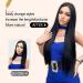 Isaic 24 Inch Black Straight Hair Extensions for Women - Heat Resistant Synthetic Invisible Wire Hairpiece with Adjustable Size and 4 Secure Clips for Daily & Party Use - Buy Online on GoSupps.com