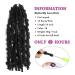 Bileaf Butterfly Locs Crochet Hair 14 Inch 6 Pack - Pre-looped Distressed Butterfly Faux Locs for Black Women - Soft Natural Black Crochet Hair - 1B Color - 14 Inch Length - Buy Online on GoSupps.com
