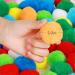 100-Pack 2 Inch Assorted Pom Poms for DIY Crafts - Vibrant Colors for Creative Decorations - Buy Online on GoSupps.com