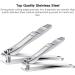 Bestope Pro Nail Clipper Set - Stainless Steel Sharp Nail Trimmer Set for Men and Women - Professional Fingernail and Toenail Clippers with Metal Case - Black 3 Piece Assortment - Buy Online on GoSupps.com