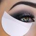 Eye Make-up Eyeshadow Pads 100 PCS Eye Shadow Shield Protector Pads Eyeshadow Stencils Half-Moon Shape Eye Pads Eyeshadow Patches for Eyelash Extensions Lips Makeup Application Tool (100 PCS)