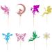 Arthsdite 24Pcs Fairy Cupcake Toppers Flower Angel Fairy Butterfly Flower Cupcake Picks for Wedding Bridal Shower Baby Shower Birthday Party Cake Decorations Supplies - Buy Online on GoSupps.com