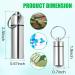 Small Portable Pill Box Keychain - Waterproof & Lightweight 3 Pack | Mini Metal Pill Case for Travel & Camping - Perfect for Outdoor Use - Buy Online on GoSupps.com